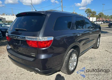 2013 Dodge Durango Crew z USA, uszkodzony, nr VIN 1C4RDHDG0DC664224
